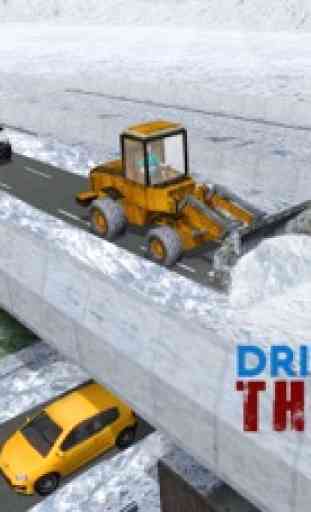 Inverno Snow Plow Truck Simulator 3D - Real Escavadeira guindaste Simulator Jogo 2