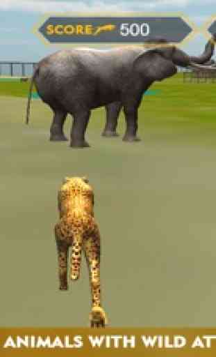 Vida Selvagem simulador ataque chita 3D - perseguir os animais selvagens, caçá-los nesta aventura safari 1