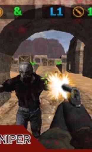 Zombie Sniper 3D - Tiro Crítico: A Real Jogo de tiro FPS Zombie City 3D 1