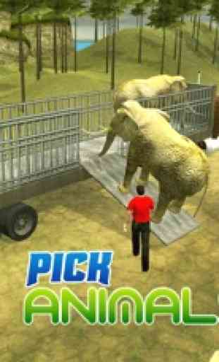 Zoológico de caminhão de transporte de animais - Camião de transporte motorista neste jogo de simulador de condução 1