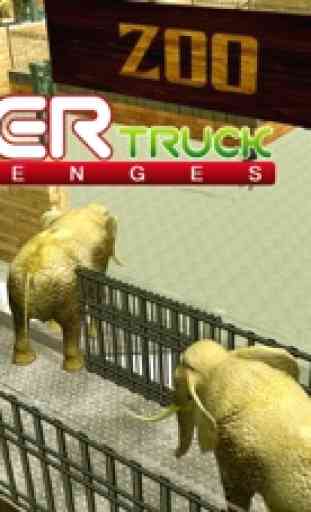 Zoológico de caminhão de transporte de animais - Camião de transporte motorista neste jogo de simulador de condução 2