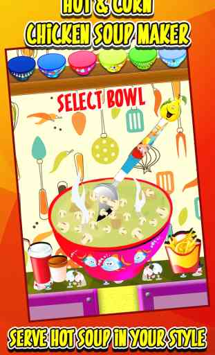 Hot & milho , sopa de galinha Cafeteira - Crianças Grátis, Jogos Cozinhar alimentos 3