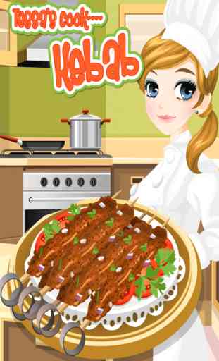 Tessa’s Kebab - aprender a fazer suas hamburguer neste jogo de culinária para crianças 1