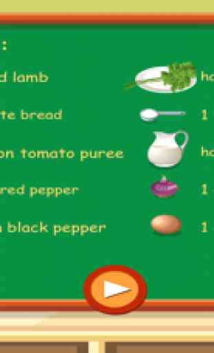 Tessa’s Kebab - aprender a fazer suas hamburguer neste jogo de culinária para crianças 3