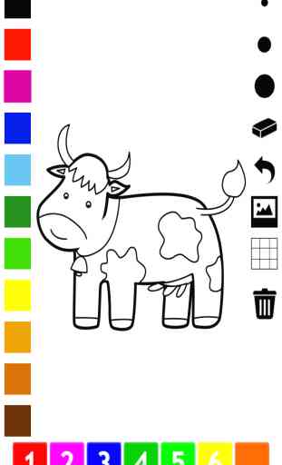 Ace Livro para colorir de animais para crianças: com muitas fotos como gato, vaca, cavalo, porco, aves e coelhos. Jogos e exercícios para o jardim de infância, pré-escola ou creche 4