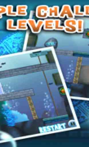 Aquatic Escape Lite : Um labirinto divertido jogo legal - os melhores jogos de quebra-cabeça da mente para crianças - viciando aplicativo engraçados e surpreendentes 3D Física Free Apps 4