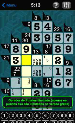 Arte de Kakuro Grátis - Um Puzzle de Números Mais Divertido do que Sudoku 1