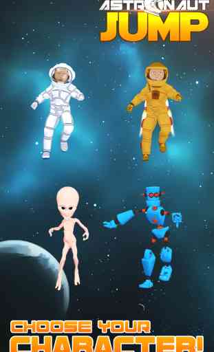 Astronaut Jump Space Galaxy Adventure 2