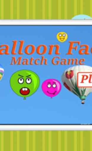 Balão jogo de matemática rosto 1