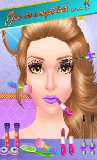 Rainha da beleza maquiagem Makeover & jogo de vestir do salão de beleza meninas 3