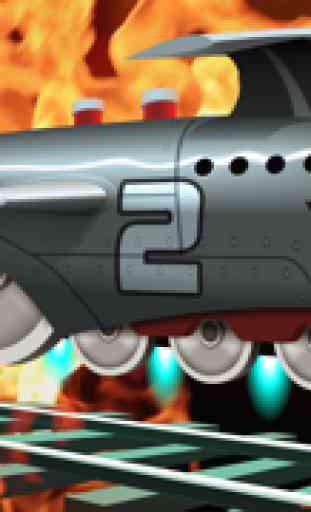 Trem Batalha 2 Foguete Ferroviária: Locomotivas Lutar Contra o Exército Robôs, Jogos de Guerra—GRÁTIS / Battle Train 2 Rocket Railroad: Fighting & Blowing Up the Robot World, Explosion War Games—FREE 1