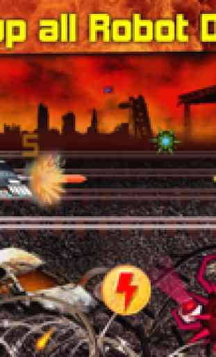 Trem Batalha 2 Foguete Ferroviária: Locomotivas Lutar Contra o Exército Robôs, Jogos de Guerra—GRÁTIS / Battle Train 2 Rocket Railroad: Fighting & Blowing Up the Robot World, Explosion War Games—FREE 4