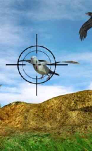 Águia da caça do pássaro & tiro do sniper do pato 4