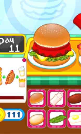 Loja comida rápida hambúrguer 1