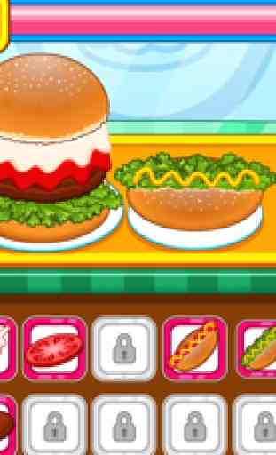 Loja comida rápida hambúrguer 2