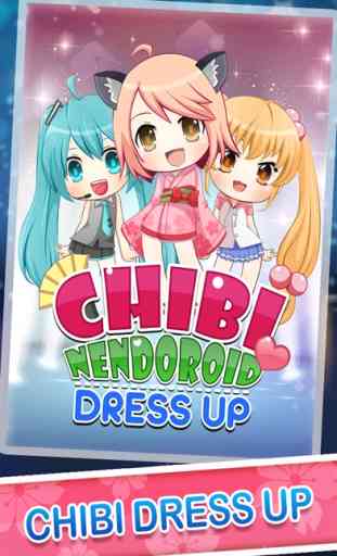 Chibi Nendoroid Dress up : The cocoppa Anime Girls kawaii me Character play love live 1