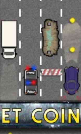 Corridas de carro sobrevivente - uma corrida de carros tráfego para ser um zumbi atropelamentos e evitar a perseguição policial 2