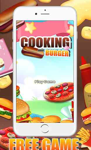 Biscoito Faça Berger jogo 3-jogos fabricante de hambúrguer comida para meninas e meninos 1