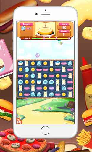 Biscoito Faça Berger jogo 3-jogos fabricante de hambúrguer comida para meninas e meninos 2