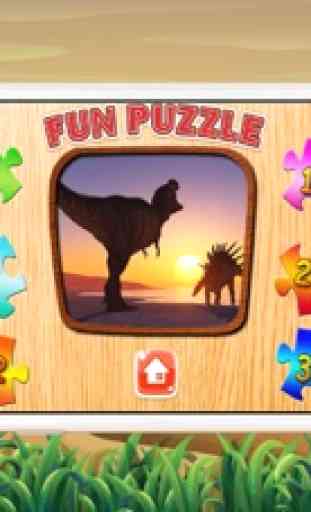 Puzzle jogos do dinossauro Dino para crianças Cria 3