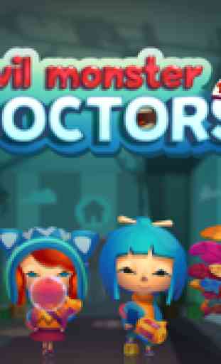 O mal Monster Doctor Office: Não tiros executados Bonitinha little Kids no Crazy Hospital 1