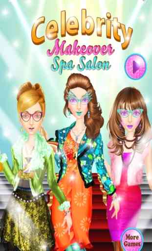Moda celebridade maquiagem beleza salão de beleza jogos para meninas 2