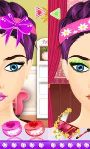 Jogos de meninas - casamento maquiagem salão jogos de Tina online para meninas 4