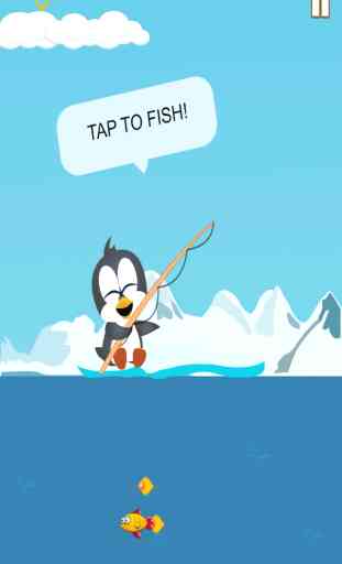 Pinguim peixe congelado no terno de pesca no gelo de graça 1