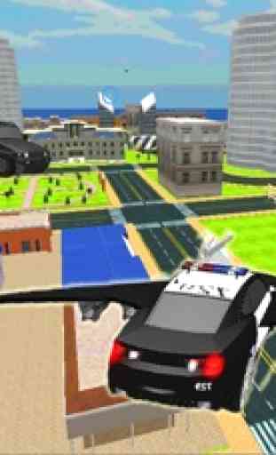 Voar motorista do carro de polícia 3D - Chasing imprudente de Mafia Gangster Auto 1