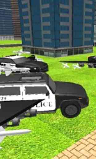 Voar motorista do carro de polícia 3D - Chasing imprudente de Mafia Gangster Auto 2