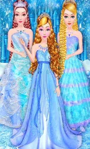 Jogos de meninas penteados de princesa do gelo 1