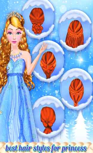 Jogos de meninas penteados de princesa do gelo 4