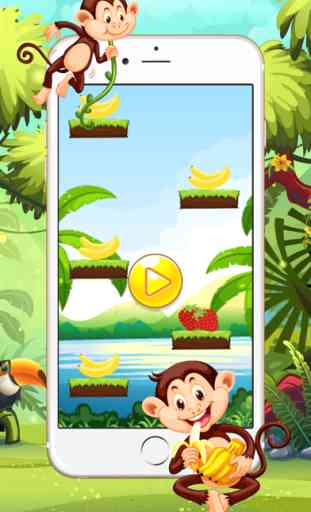King Kong come a banana selva jogos para crianças correr 2