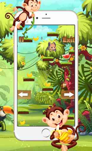 King Kong come a banana selva jogos para crianças correr 4