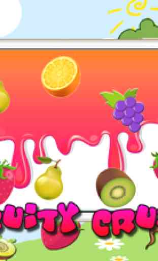 Jogo de frutas Kids - Frutas Esmagar Bump quebra-cabeça HD aprendizagem lúdica para crianças gratuitos 3