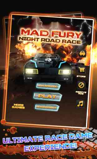 Mad Fúria Noite Corrida de Estrada (Mad Fury Night Road Race) - Max Velocidade Precipitação da Adrenalina Jogo de Corrida de Armadura 1