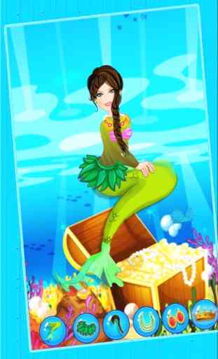 Mermaid Princess Spa Makeover Salon - Um Underwater aquatic vestir-se e tornar-se jogo de conto de fadas para meninas 3