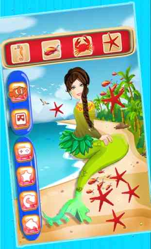 Mermaid Princess Spa Makeover Salon - Um Underwater aquatic vestir-se e tornar-se jogo de conto de fadas para meninas 4
