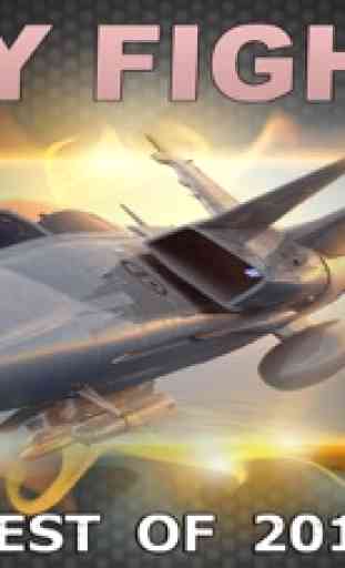Navy fighter 3D - F-18 aventura turbo ace pela supremacia contra tempestade ar jato de ataque (versão arcade HD) 1