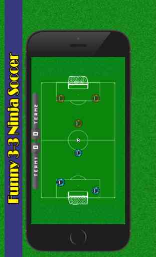 Ninja Toque Futebol - Jogos de Desportos para pontapé miúdos para Gol 3