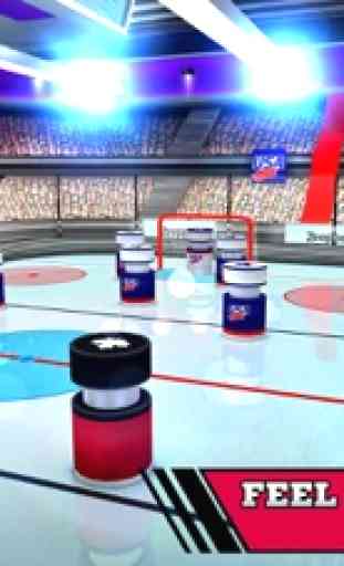 Pin Hockey - Ice Arena - Melhor jogo de mesa hoquei no air gelo 3