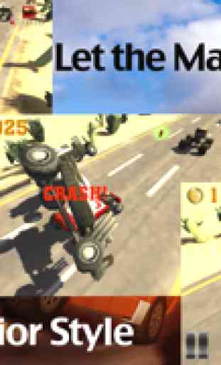Guerreiro Da Estrada Acidente De Carro De Corrida: Um Jogo De Simulação De Tráfego Racer 3D (Road Warrior Car Crush Racing: A 3D Traffic Simulation Racer Game) 3