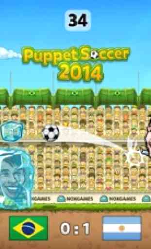 Puppet Soccer 2014 - campeonato de futebol na cabeça grande Marionette Mundial 1