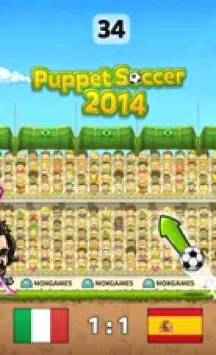 Puppet Soccer 2014 - campeonato de futebol na cabeça grande Marionette Mundial 2