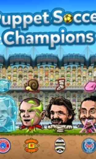 Puppet Soccer Champions - Campeonato de Futebol de astros de Marionetes com cabeças grandes 3