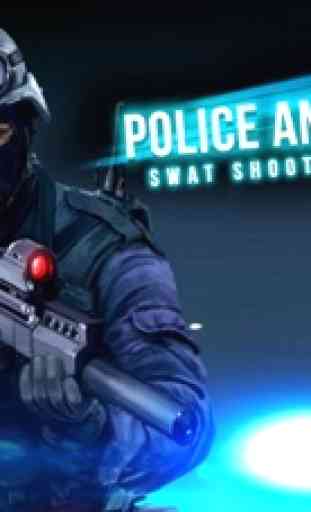 Polícia Anti Terrorist Shooter SWAT na Crime City 1