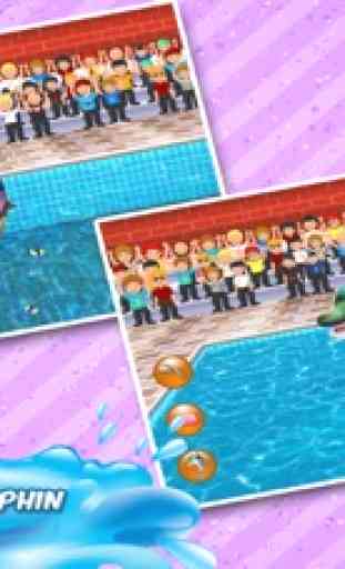 Show de festa golfinho piscina limpeza & simulador 1