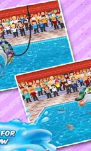 Show de festa golfinho piscina limpeza & simulador 3