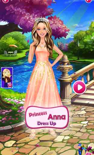 Vestir a princesa Anna - jogos grátis para meninas 2