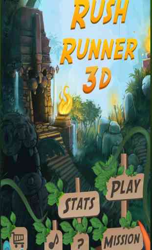 Rush Runner 3D Free - Uma aventura da correndo de fuga Lite jogo de arcade traço - a Best Fun viciante App interminável prazo para crianças - Cool 3D engraçado pulando Jogos Grátis - Aplicativos Addictive com Multiplayer Física 1